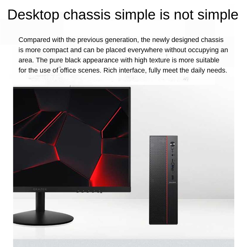 Lenovo ERAZER Co-G8 Inter Core I5-12450H 16GB 512GB SSD 7.6L for Government & Enterprise Small Business Mini Desktop PC Computer