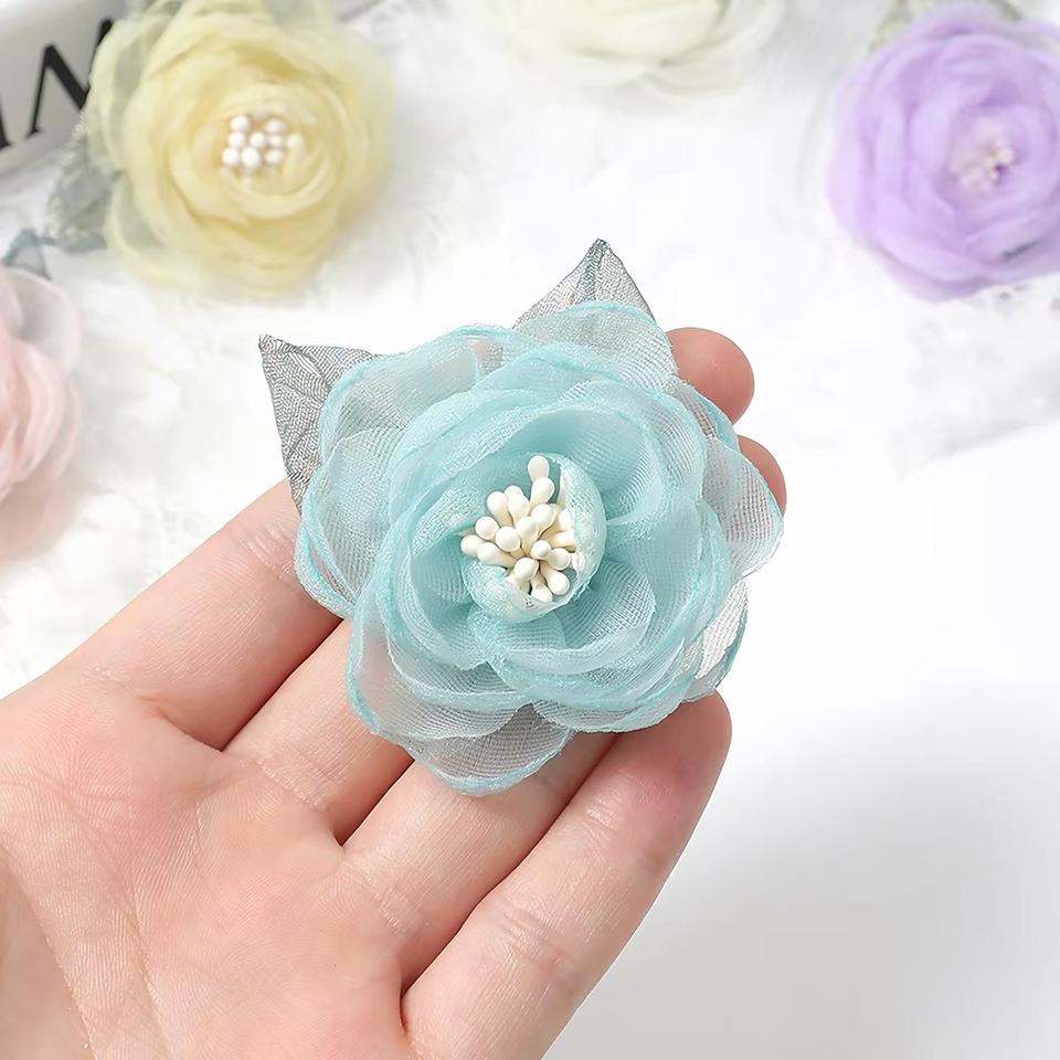 DIY 3D Organza Flowers