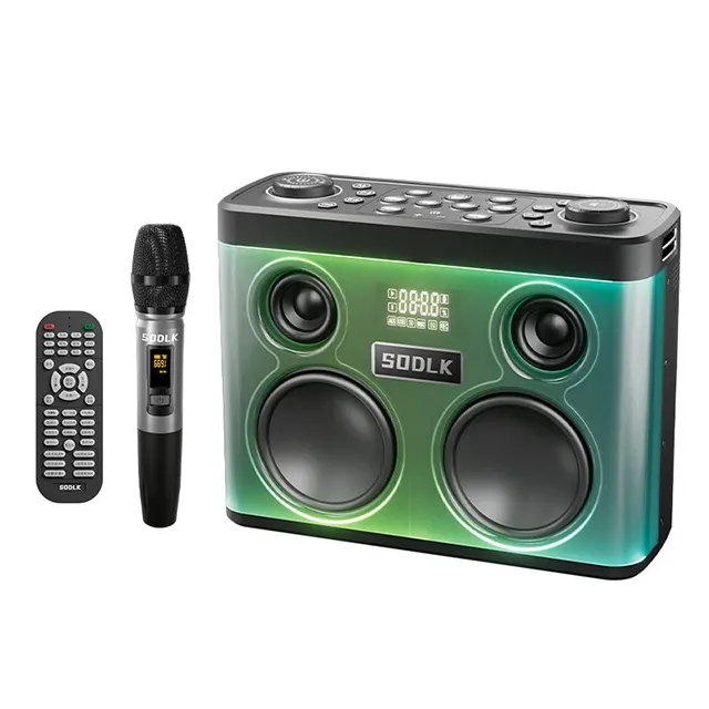 Sodlk S1368 Gaming Karaoke Professional Speakers Portable With 320W Loud Stereo Sound Rich Bass Rgb Speaker