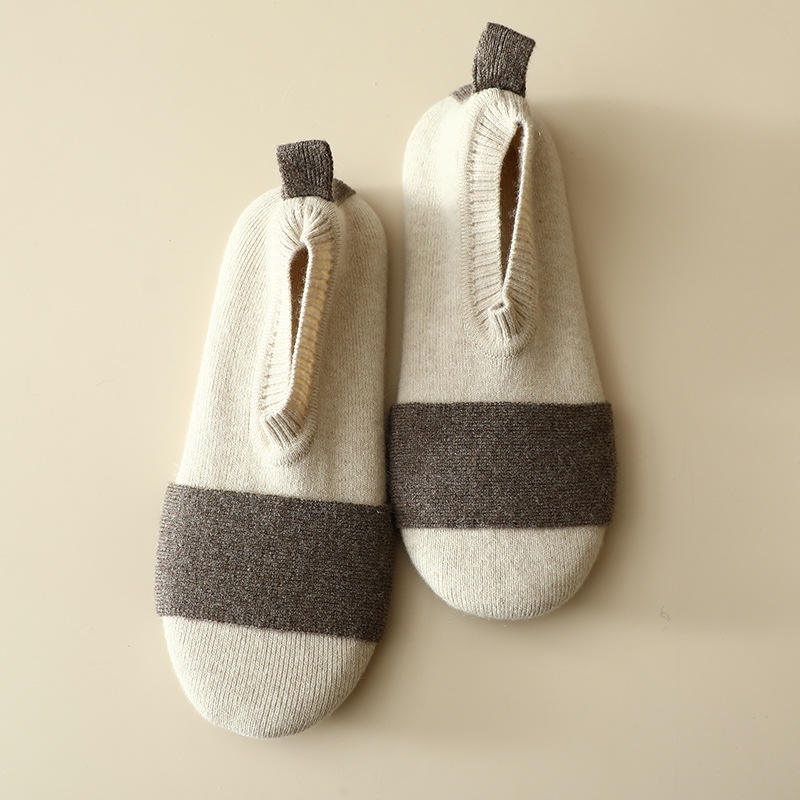 Дизайнерские вязаные женские тапочки (Knitted Warm)