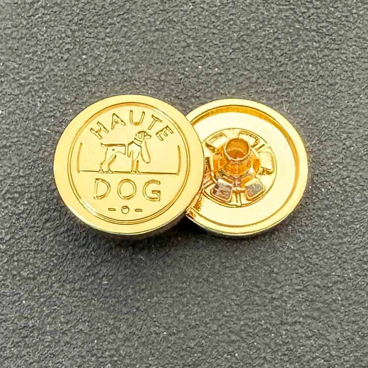 Custom Logo Metal Garment Buttons