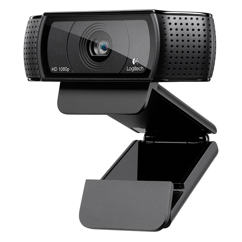 Original Logitech Webcam C920 Pro HD 1080P Web Cam USB Camera for Laptops C920pro