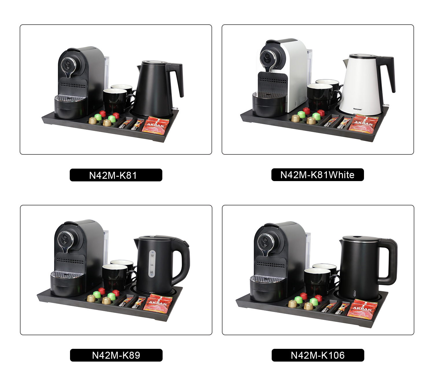 Honeyson 110V Manual Capsule Coffee Maker Stainless Steel 304 19 Bar Pressure Hotel Coffee Station Electric Power Source