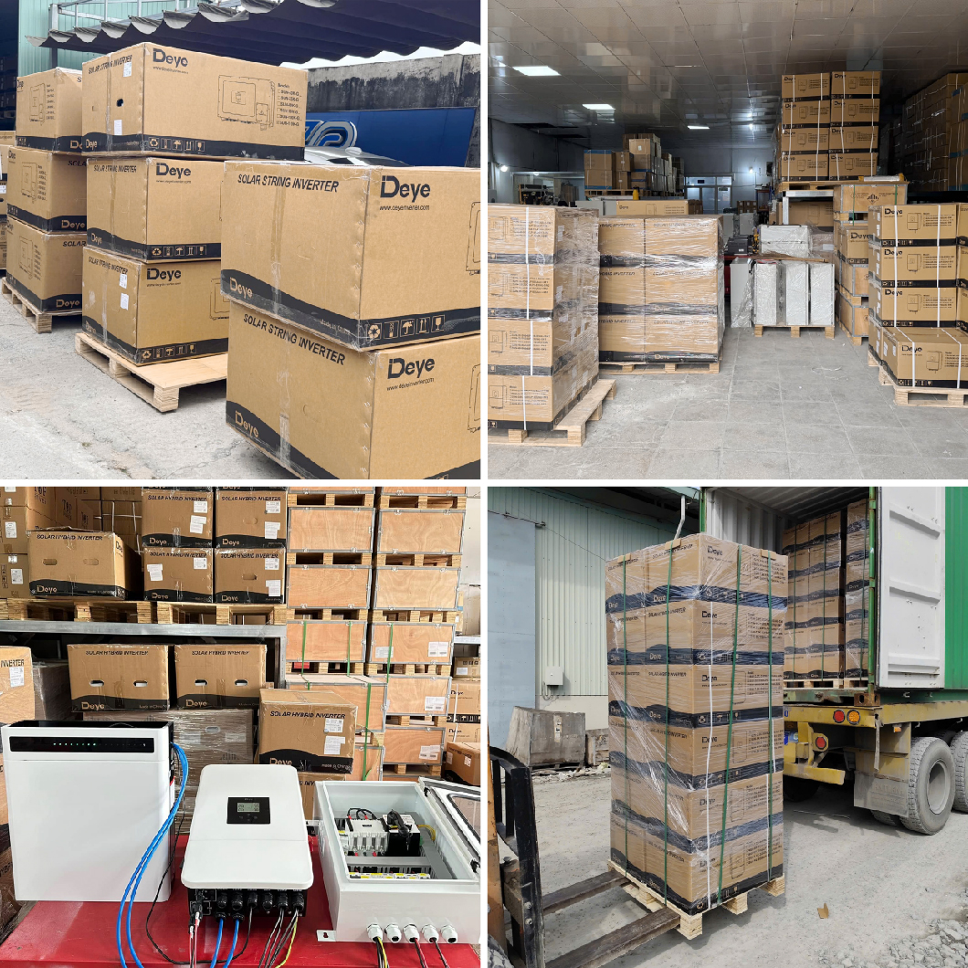 Deye Hybrid Solar Inverter 3 Phase 12Kw 5Kw 6Kw 8Kw 10Kw 16Kw 20Kw Low Voltage DC AC Power Pure Sine Wave Inverters With Mppt