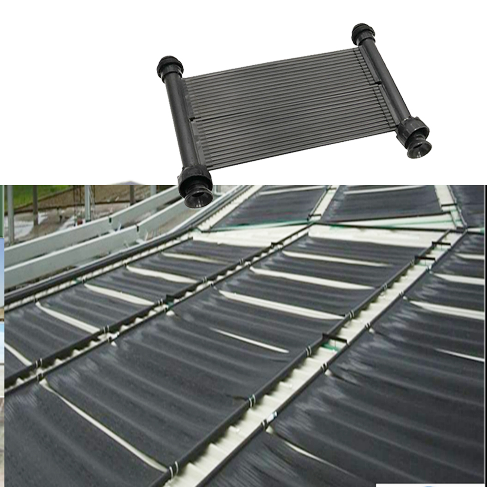 China Factory Roof Ground Installation Swimming Pool Solar Collector with Solar Controller