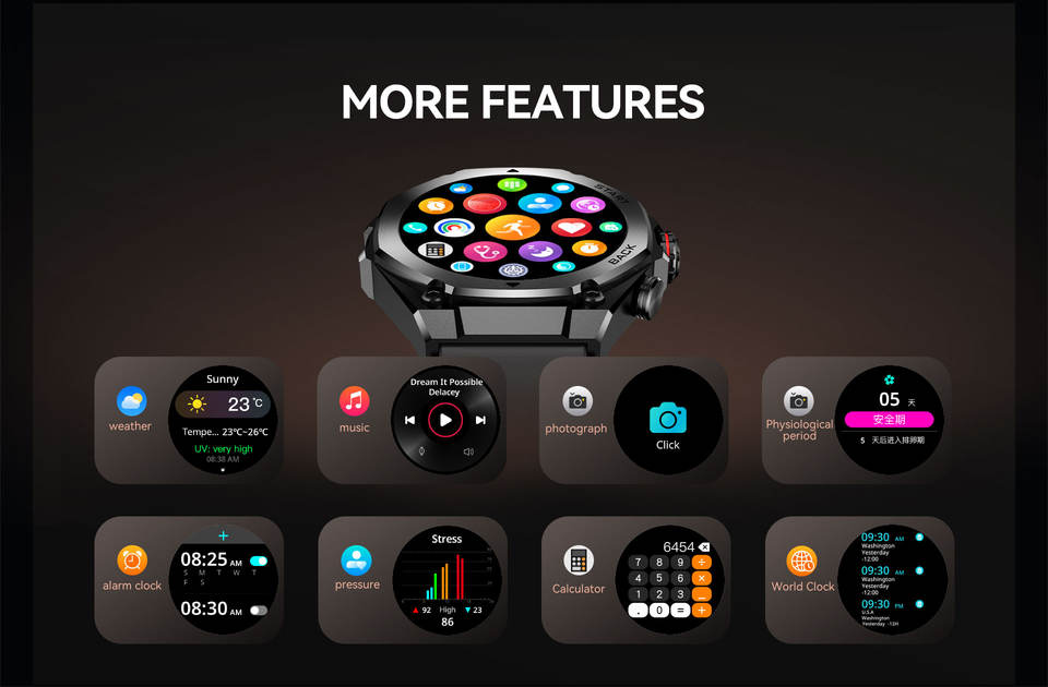 Смарт-часы AM18 AMOLED