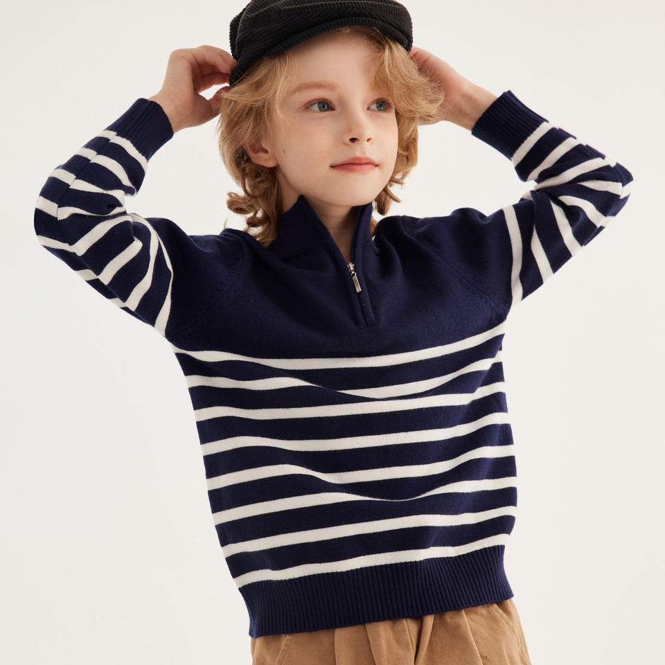 Boys Winter Half Zip Breathable Eco