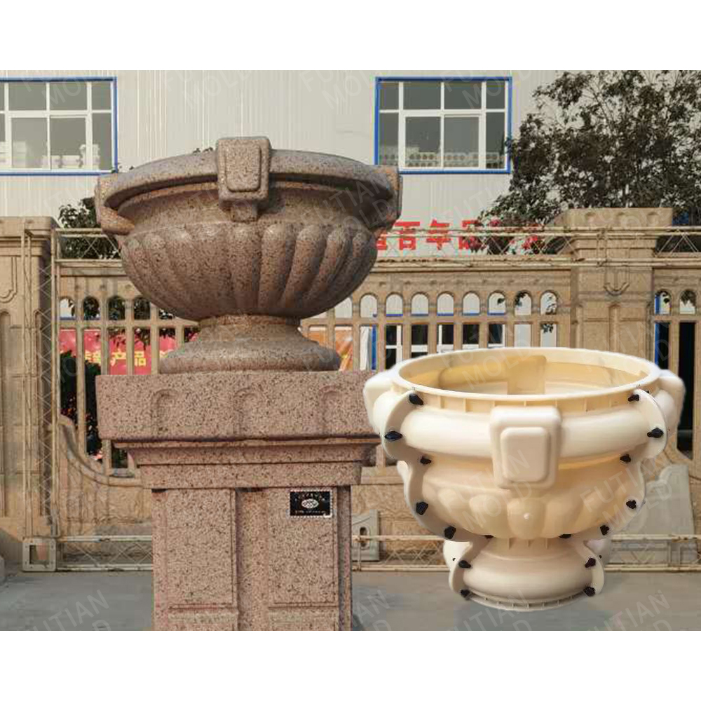 Cement Household Cast-in-place Flowerpot Mold County Thickened New Homemade Plastic Mold