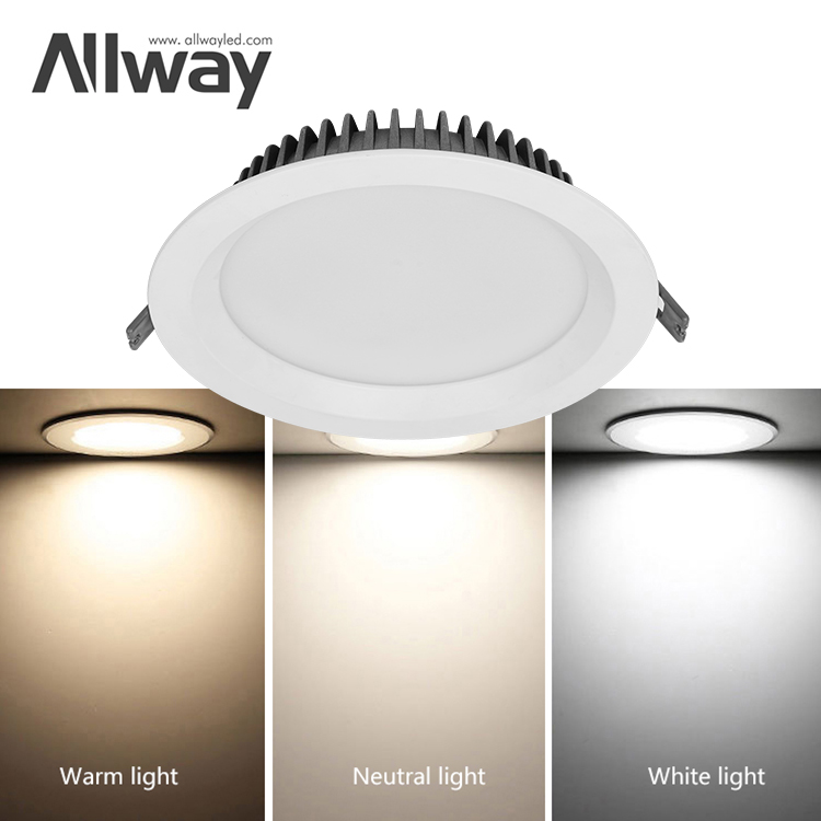 Allway New Fashion Design Ceiling Mounted  Ultra-thin Anti-dazzle SKD Slim Down Lamp Home Led Panel Light