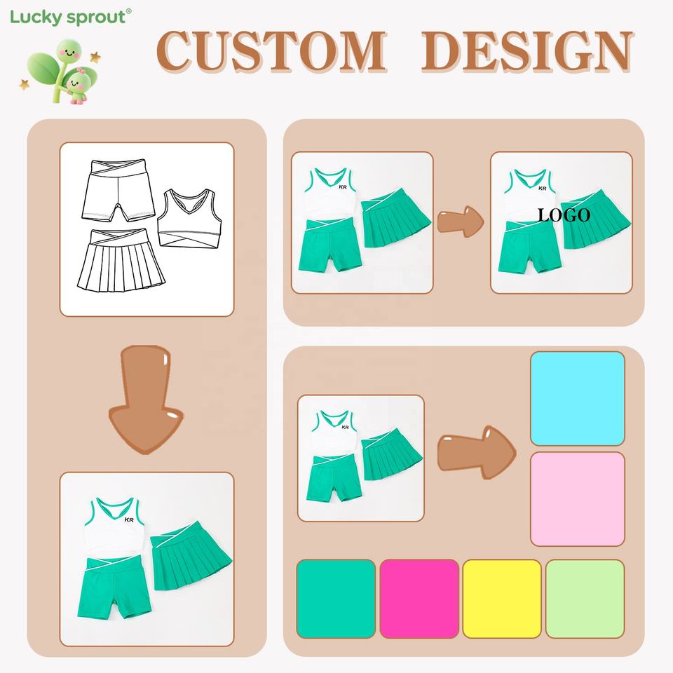 Сет Tennis Skirt (Customized Logo)