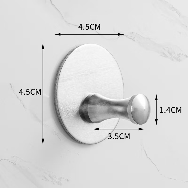 Hot Sale  Multifunctional Rotating Hook Self-adhesive Strong Adhesive Household Kitchen Appliance Storage Hook Wall Hooks