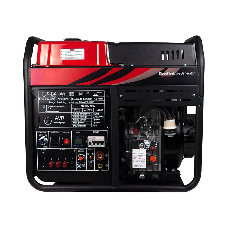 Yhs Fast Delivery 3000W 5000W 6000W 9000W 220V Open Type Small Electric Power Portable Power Diesel Generators for Home