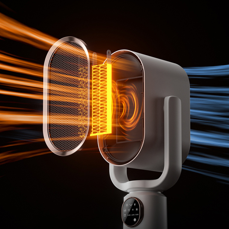 1500W 1800W Dual-Use Ceramic PTC Electric Fan Heater Freestanding Remote Control Class Energy Efficiency Heating Cooling