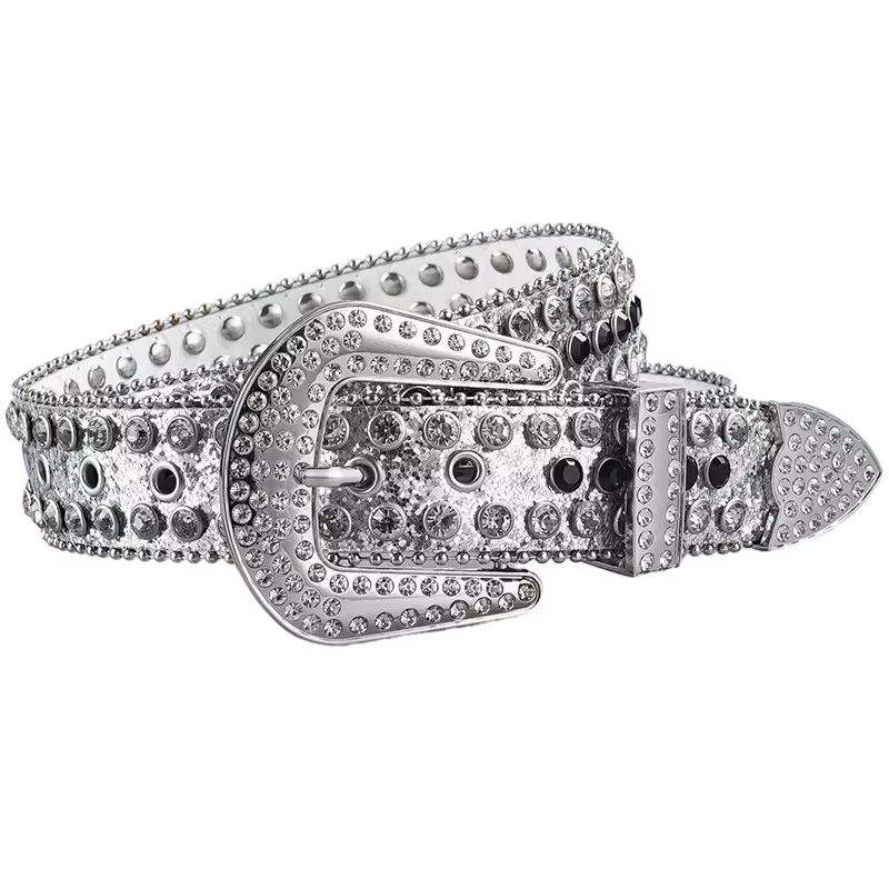 Дизайнерский ремень с кристаллами (Diamond BB Simon Style)