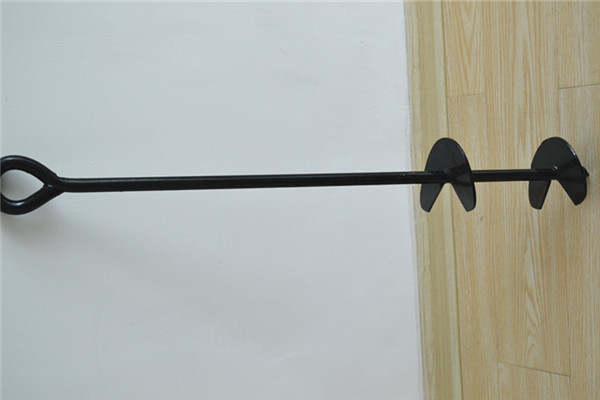 Heavy Duty Steel Helix Earth Anchor Ground Screw Screw-in Pole Anchor Kit Auger Anchor Mobile Home 1500-2000kg Powder Coated