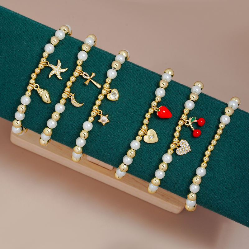 Регулируемый браслет-струна 18K