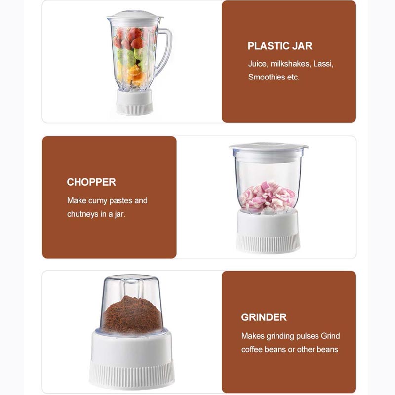 Quality Blender Electric Juicer Blender Mixer Grinder Blender Machine Food Processor With Chopper for Home
