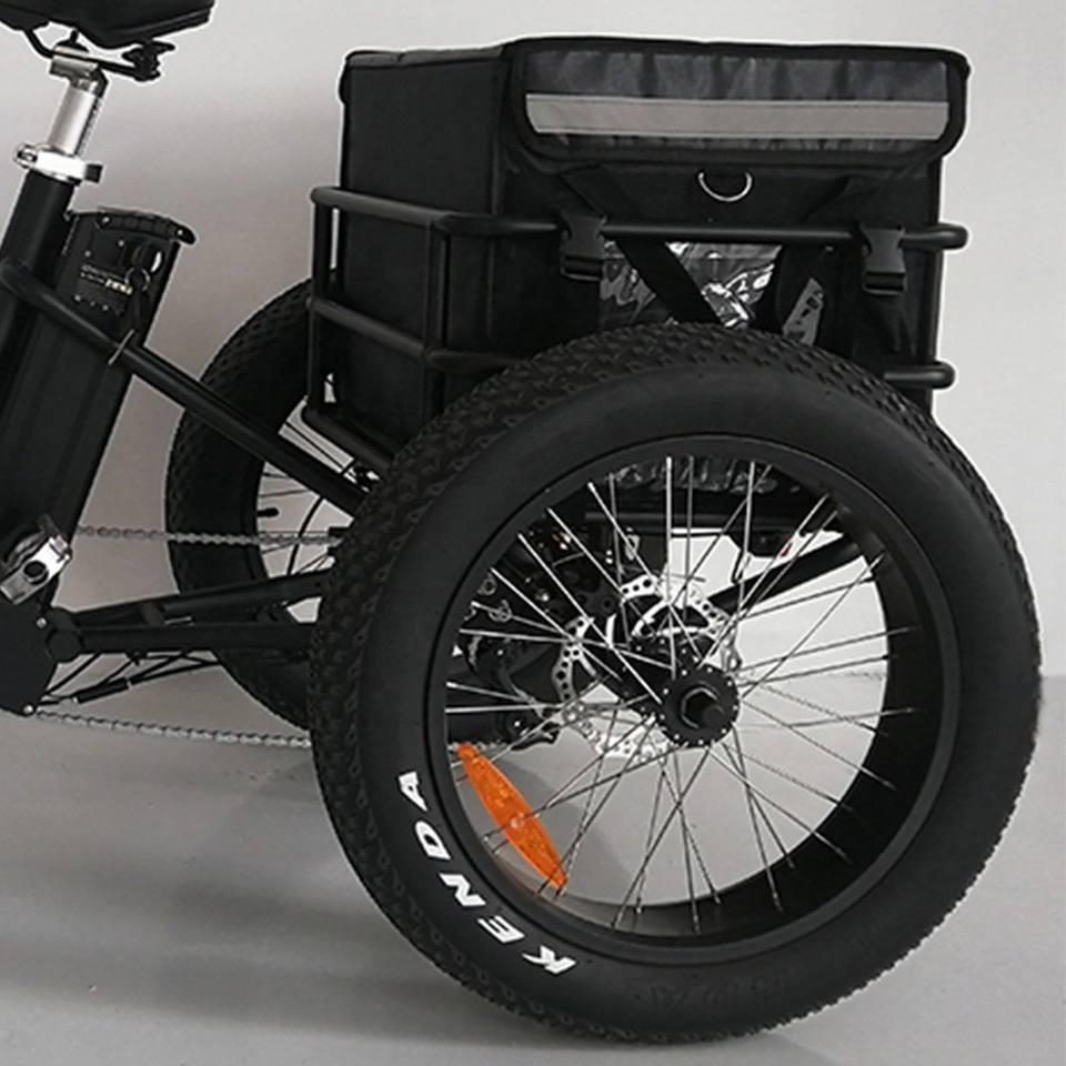 Внедорожный электротрикл на широких шинах (Fat Tire)