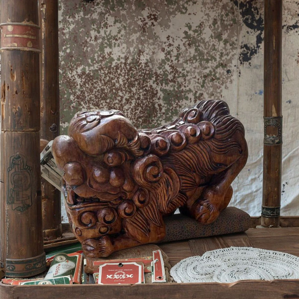 Резная фигурка «Писец» (Folk Art)