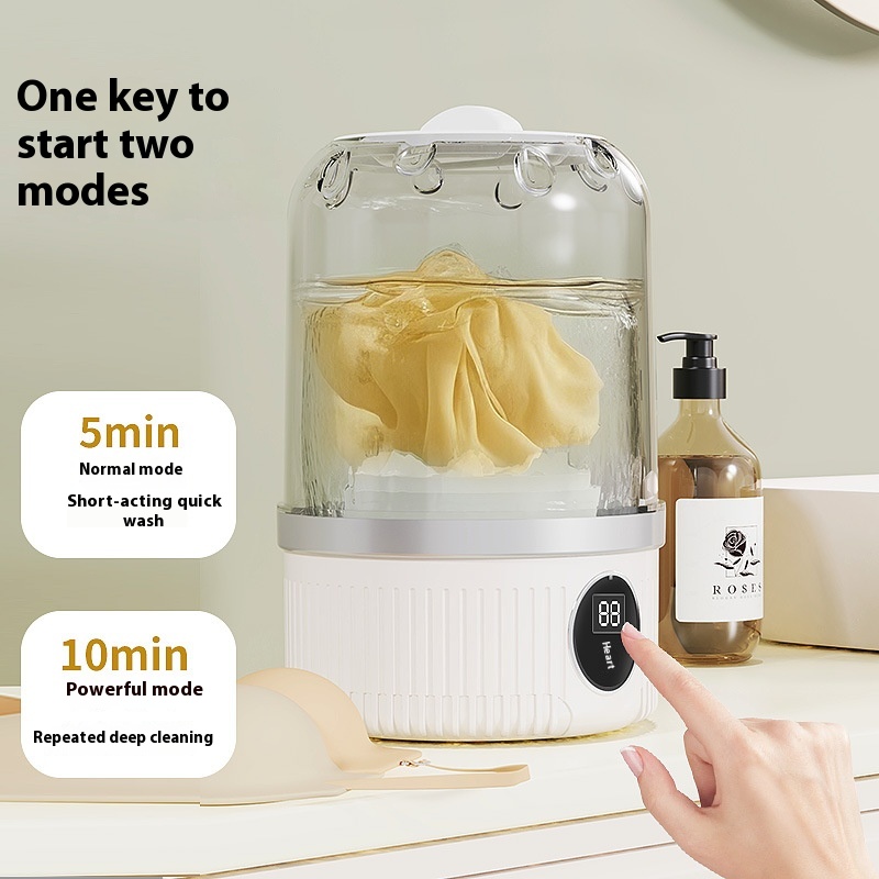 Mini Wireless Portable Washing Machine New Style Small Automatic for Underwear and Hosiery