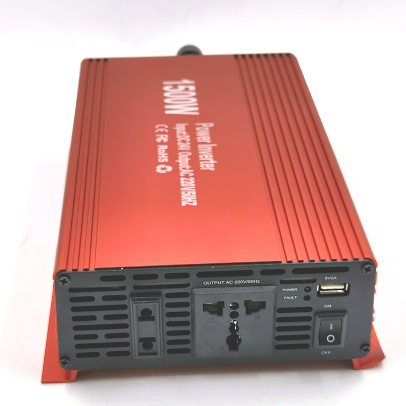 1500W 1.5KW Converter Home Car Inversor De Corriente DC72V Modified Sine Wave Power Inverter DC 12V to AC 220V 100V 110V 230V