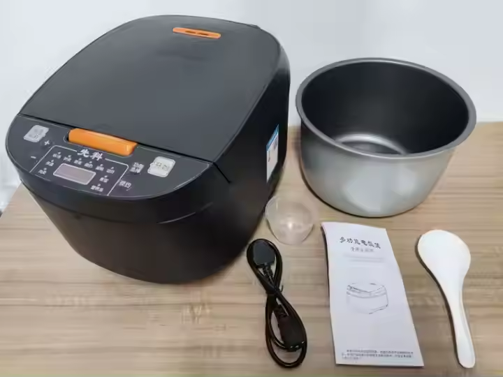 5-Liter Smart Electric Rice Cooker Fast Soup Maker Low Sugar Household Kitchen Appliance Plastic Housing