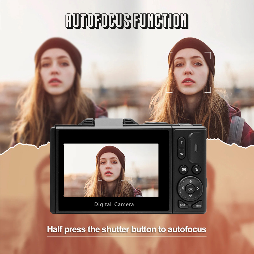 Good Quality Professional Photo Camera Hd Video Camera Professional 4K Nightshot Digital Camera 50Mp Compact