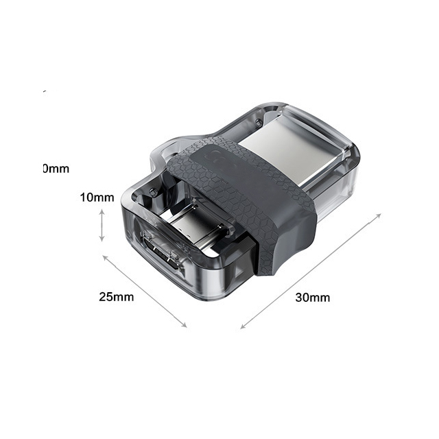 New Mini Portable OTG USB 3.0 128GB Phone Flash Drive Plastic with 3-Year Warranty