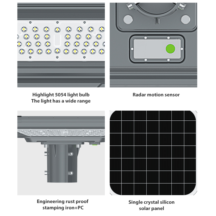 Factory Wholesale Outdoor Waterproof IP65 Lawn Patio Yard Walkway Landscape Modern Led Solar Garden Light