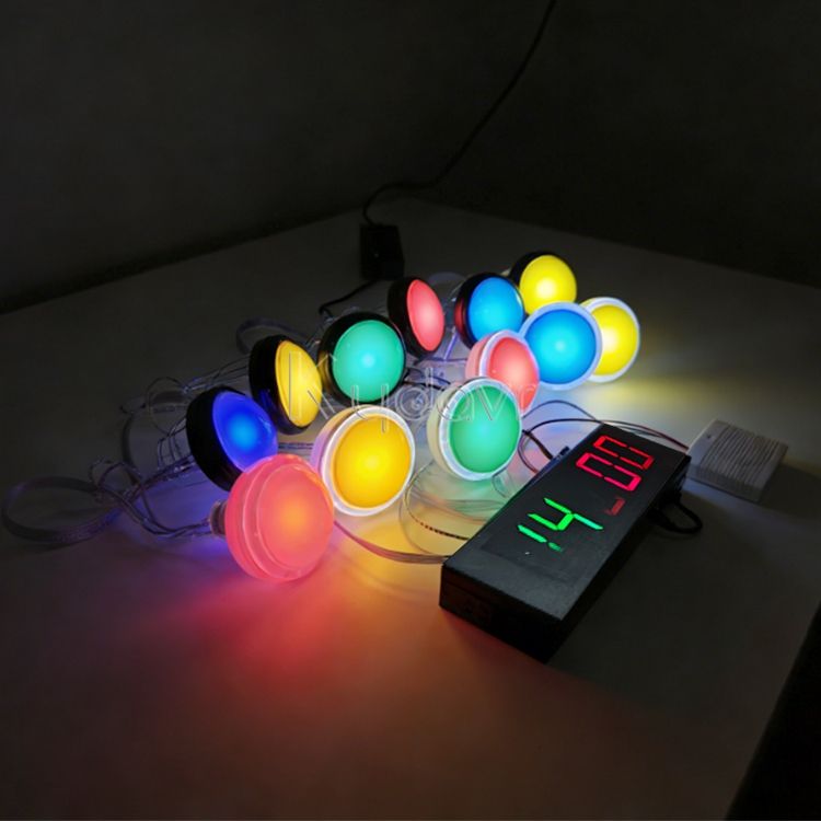 Интерактивная игра с LED-кнопками (Push Button)