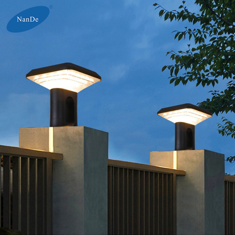 NanDe High Brightness Aluminum Waterproof Outdoor Walkway Pillar Landscape Lawn Sidewalk LED Garden Light