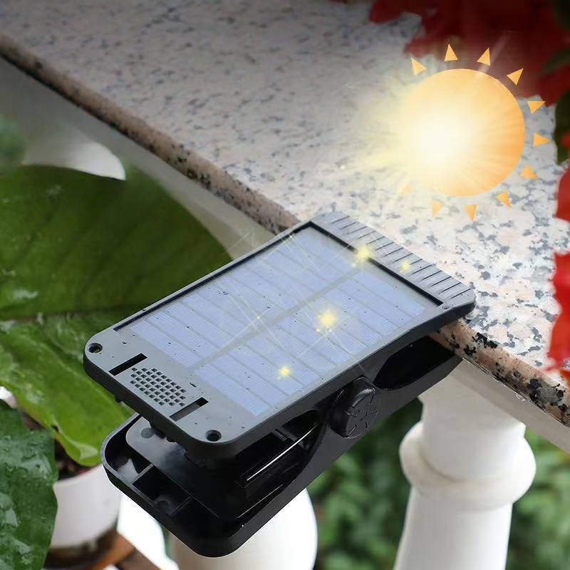 Outdoor Waterproof Solar Garden 73 LED Emergency Lighting  Multifunctional Clip-on Solar Wall Light