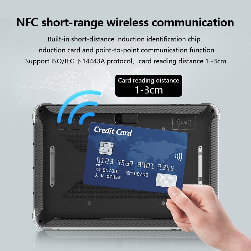 Android 12 2D Barcord Ram Rom 4G Wifi Nfc Gps Rugged Tablet Pc Handheld Touch Panel Android Industrial Rugged Pc
