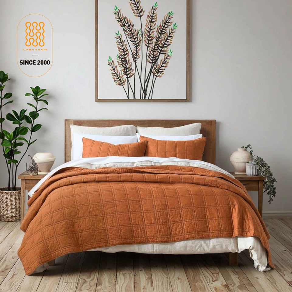 Двустороннее стеганое одеяло (Queen Size)