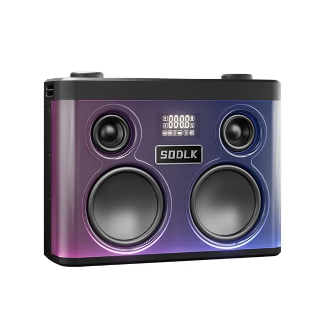 Sodlk S1368 Gaming Karaoke Professional Speakers Portable With 320W Loud Stereo Sound Rich Bass Rgb Speaker