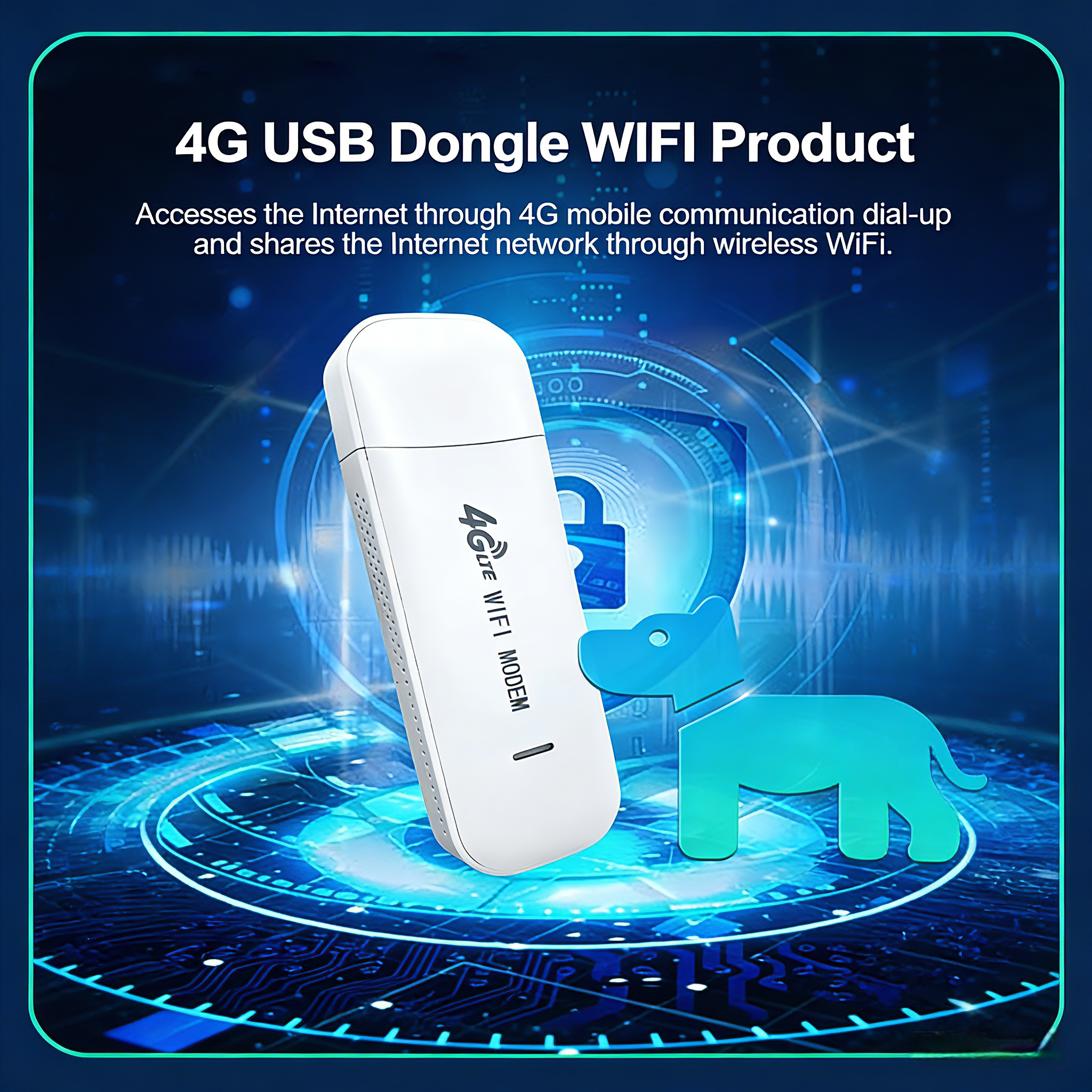 2026 Hot New Products 4G LTE Portable Wifi Dongle Wireless 4G LTE USB Pocket Hotspot Modem Wifi Router With Sim Card Slot