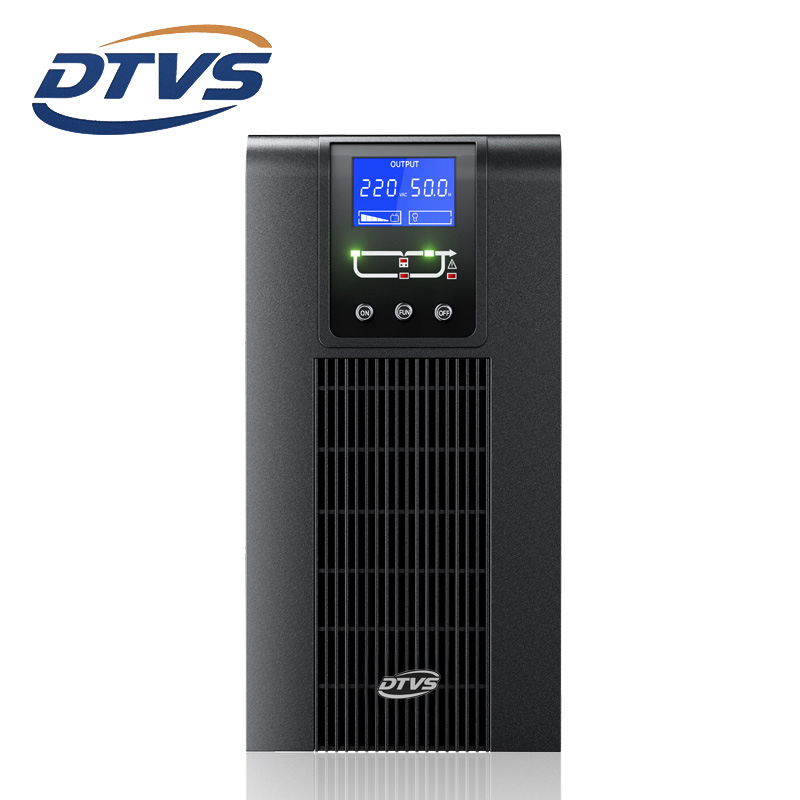 Single Phase 1600W/2KVA Online UPS with 60Hz Output Frequency Battery Backup for Server Rack & Tower Power Supply Data Centers