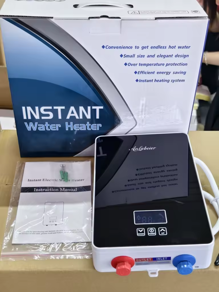Good Quality 6000W Instant Heating Tankless Hot Multi Point Bathroom Water Heater Shower Instant