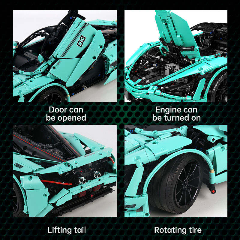Конструктор «Спортивный гоночный автомобиль» (Mould King)