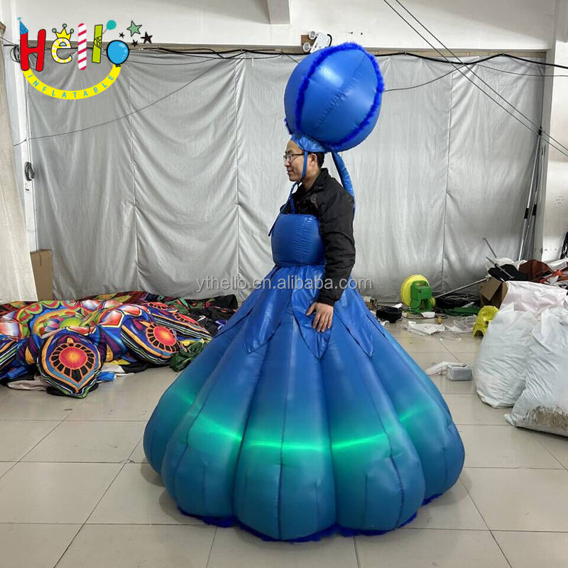 Inflatable Led Women Dress