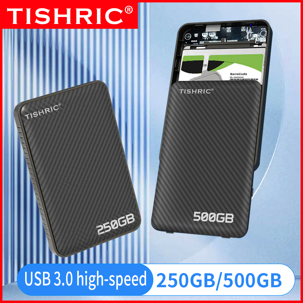 TISHRIC External HDD 250GB 2.5-inch Mechanical Portable Hard Drive 16M 7mm 5400 RPM for Notebook Laptop
