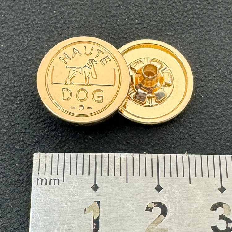 Custom Logo Metal Garment Buttons