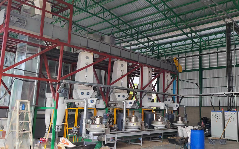 Factory Directly Offered Industrial Wood Pellet Machinery Turnkey Solution Biomass Wood Pellet Plant 10 Ton Per Hour