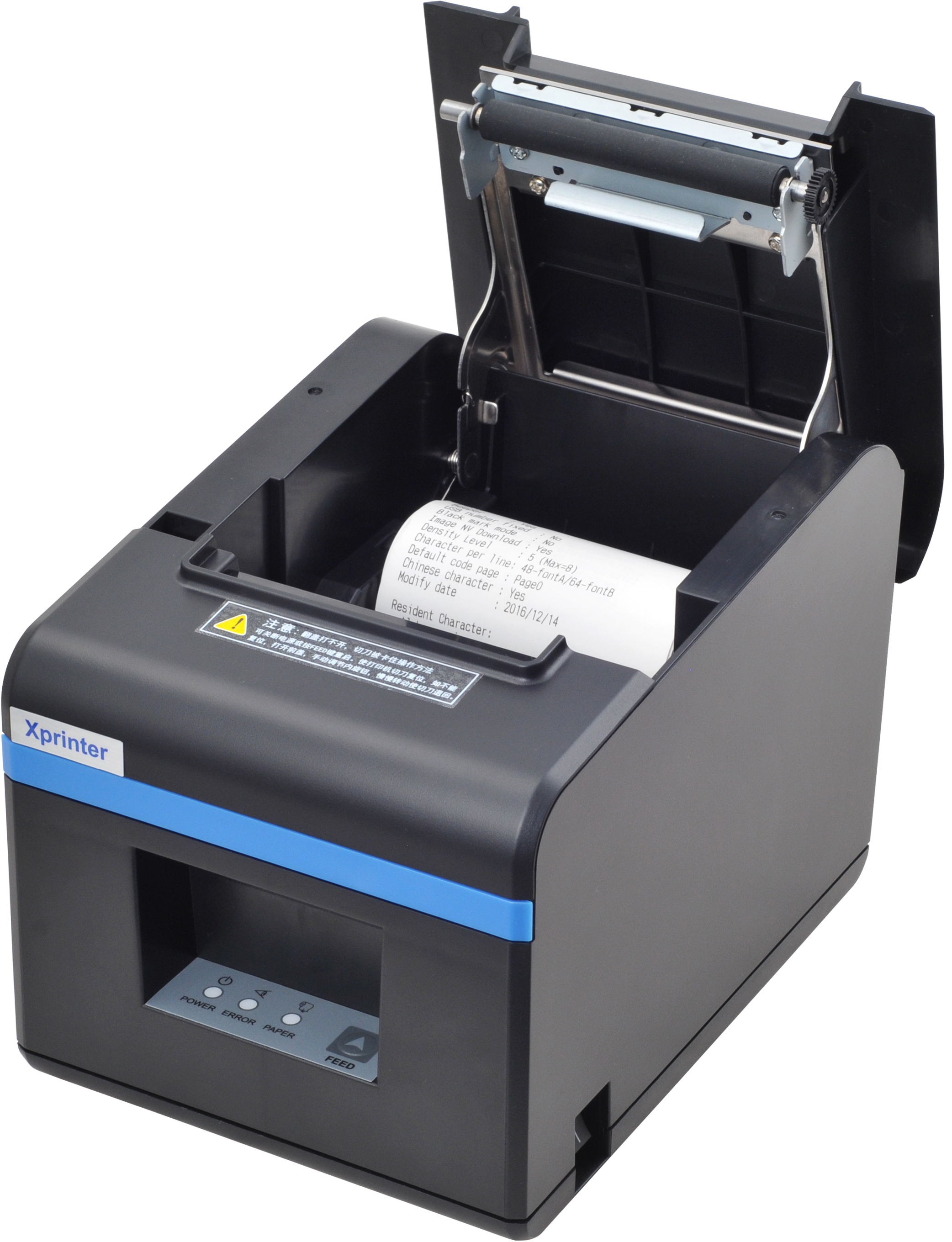 OEM 80mm Ticket Printer Thermal Receipt Pos System Printer for USB+Lan Port  Xprinter XP-N160II with Auto Cutter