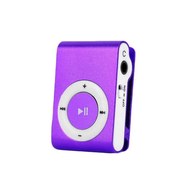 Classic Retro Portable Mini Metal Clip Mp3 Player Sport Music Player Clip Mp3 Running Sport Metal Mini Clip Mp3 Player