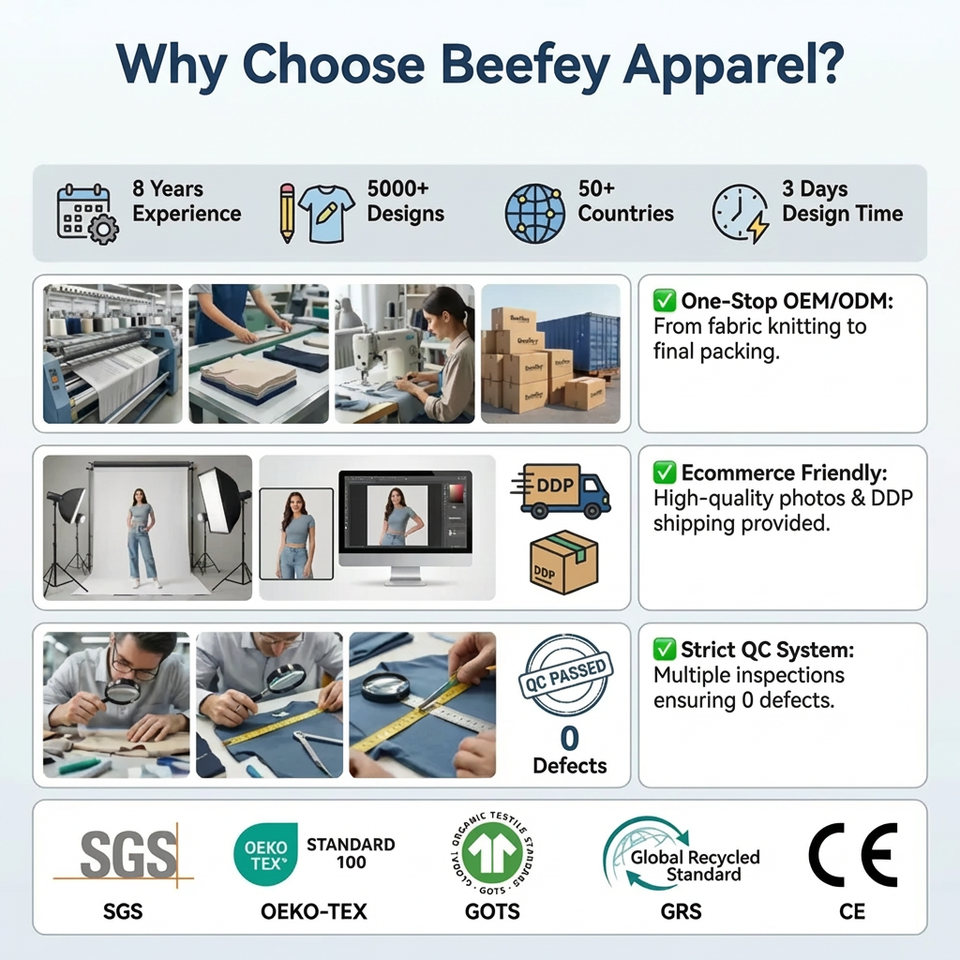 Комфортная хлопковая одежда Beefey