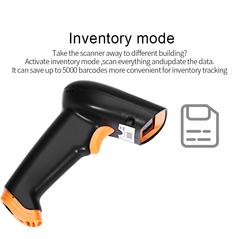 Netum Radall S5 S8 Portable 2D Wireless Barcode Scanner Bar Code Scanner Lecteur Code Barre Gun USB Bar Code Reader