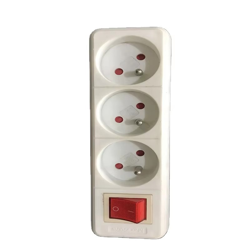 16A White Switched Male and Female Industrial Plug and Socket