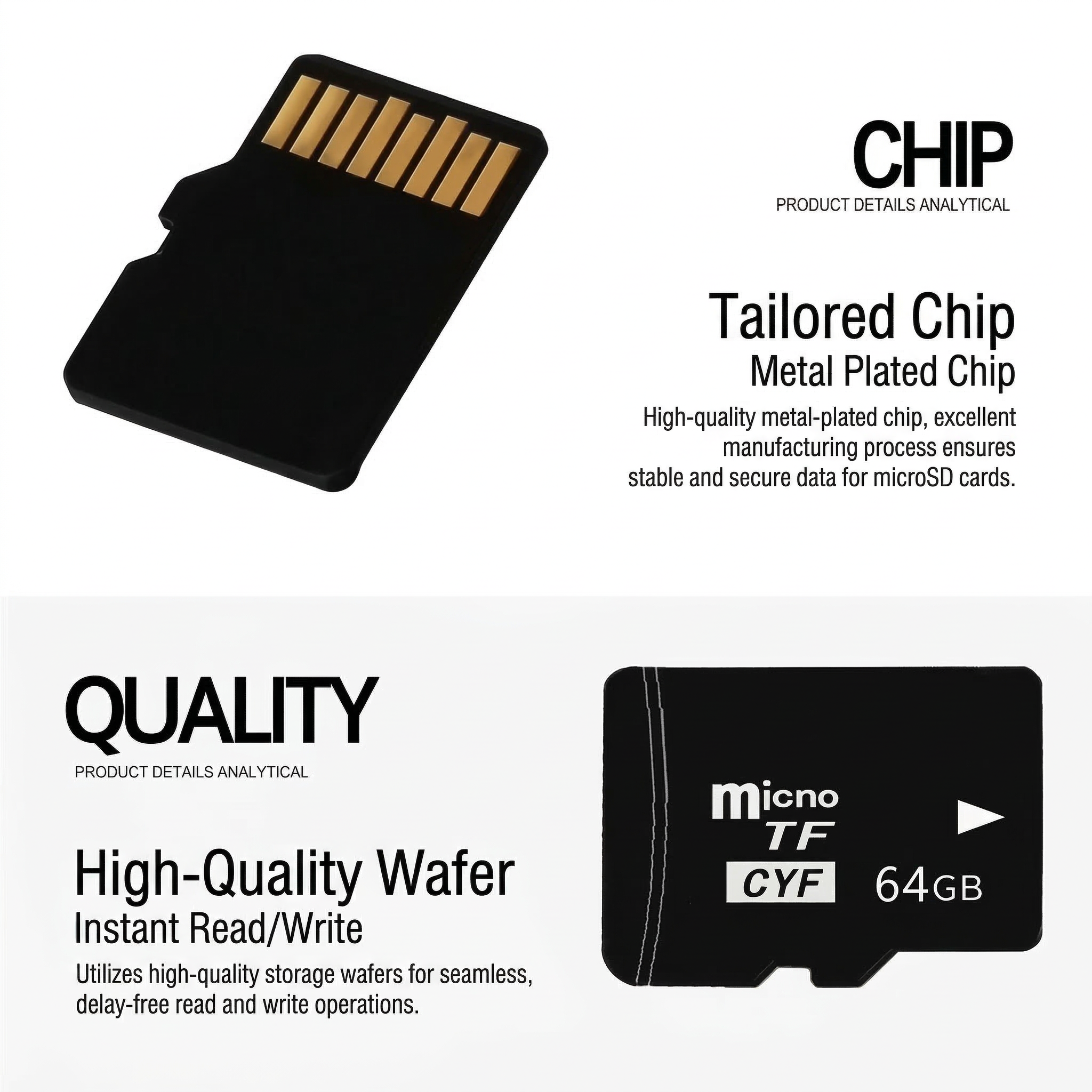 8GB 16GB 32GB 64GB 128GB Wholesale Micro SD Memory Tf Card Flash Memory Card with MP3 Compatibility