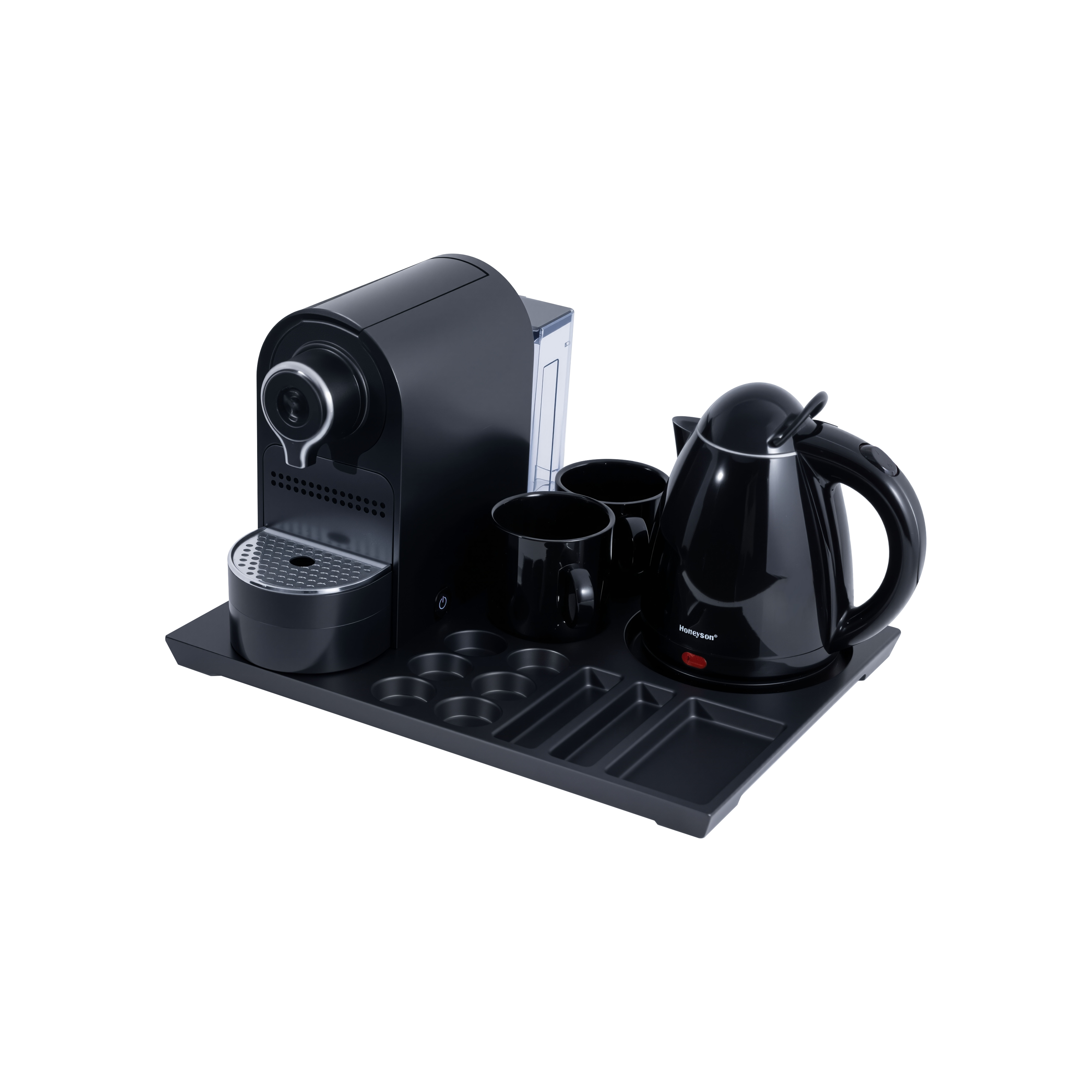 Honeyson 110V Manual Capsule Coffee Maker Stainless Steel 304 19 Bar Pressure Hotel Coffee Station Electric Power Source